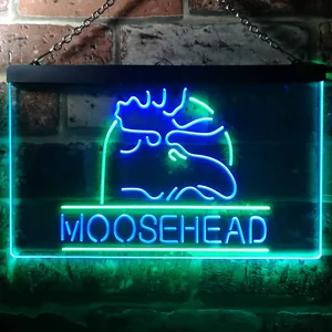Moosehead Lager Moose Head Neon-Like LED Sign