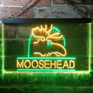 Moosehead Lager Moose Head Neon-Like LED Sign