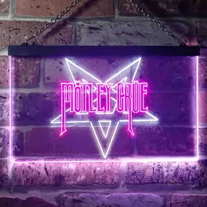 Motley Crue Star Neon-Like LED Sign