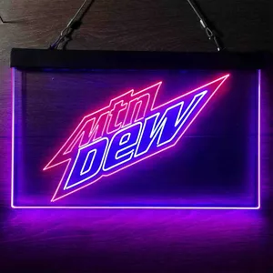 Mountain Dew Logo 2 Neon-Like LED Sign