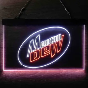 Mountain Dew Logo Neon-Like LED Sign