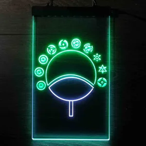 Naruto Sharingan Circular Fan Neon-Like LED Sign