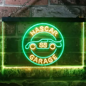 Nascar 88 Garage Dale Jr Neon-Like LED Sign