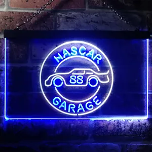 Nascar 88 Garage Dale Jr Neon-Like LED Sign