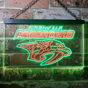 Nashville Predators Logo Neon-Like LED Sign