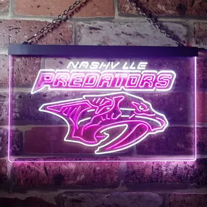 Nashville Predators Logo Neon-Like LED Sign