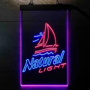 Natural Light Sailboat 2 Neon-Like LED Sign