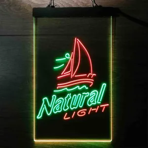 Natural Light Sailboat 2 Neon-Like LED Sign
