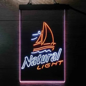 Natural Light Sailboat 2 Neon-Like LED Sign