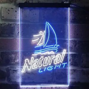 Natural Light Sailboat Neon-Like LED Sign