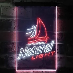Natural Light Sailboat Neon-Like LED Sign