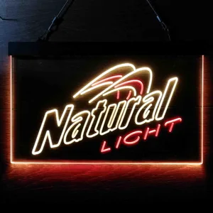 Natural Light Slanted Neon-Like LED Sign