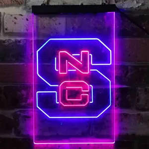 NC State Wolfpack Logo Neon-Like LED Sign