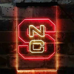 NC State Wolfpack Logo Neon-Like LED Sign