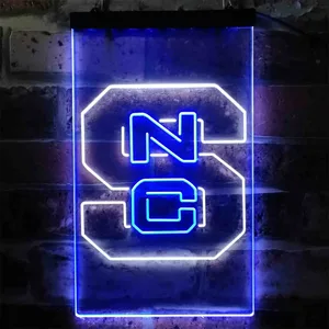 NC State Wolfpack Logo Neon-Like LED Sign
