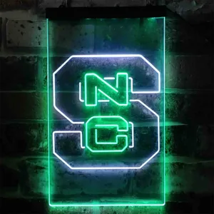 NC State Wolfpack Logo Neon-Like LED Sign