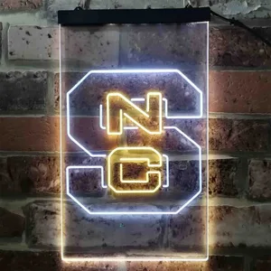 NC State Wolfpack Logo Neon-Like LED Sign