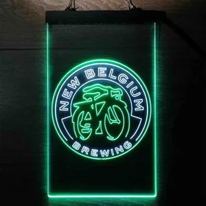 New Belgium Brewing Fat Tire Logo Neon-Like LED Sign