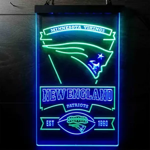 New England Patriots EST 1960 Neon-Like LED Sign