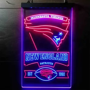 New England Patriots EST 1960 Neon-Like LED Sign