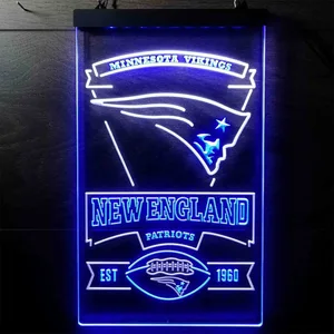 New England Patriots EST 1960 Neon-Like LED Sign
