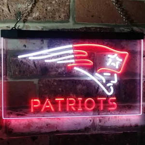 New England Patriots Neon-Like LED Sign