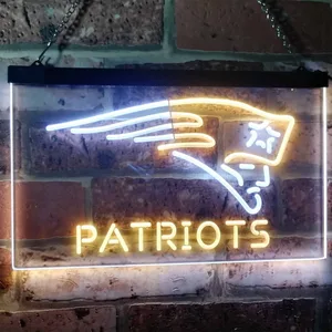 New England Patriots Neon-Like LED Sign
