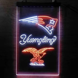 New England Patriots Yuengling Neon-Like LED Sign