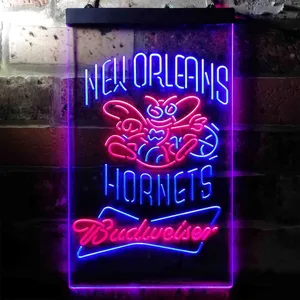 New Orleans Hornets Budweiser Neon-Like LED Sign