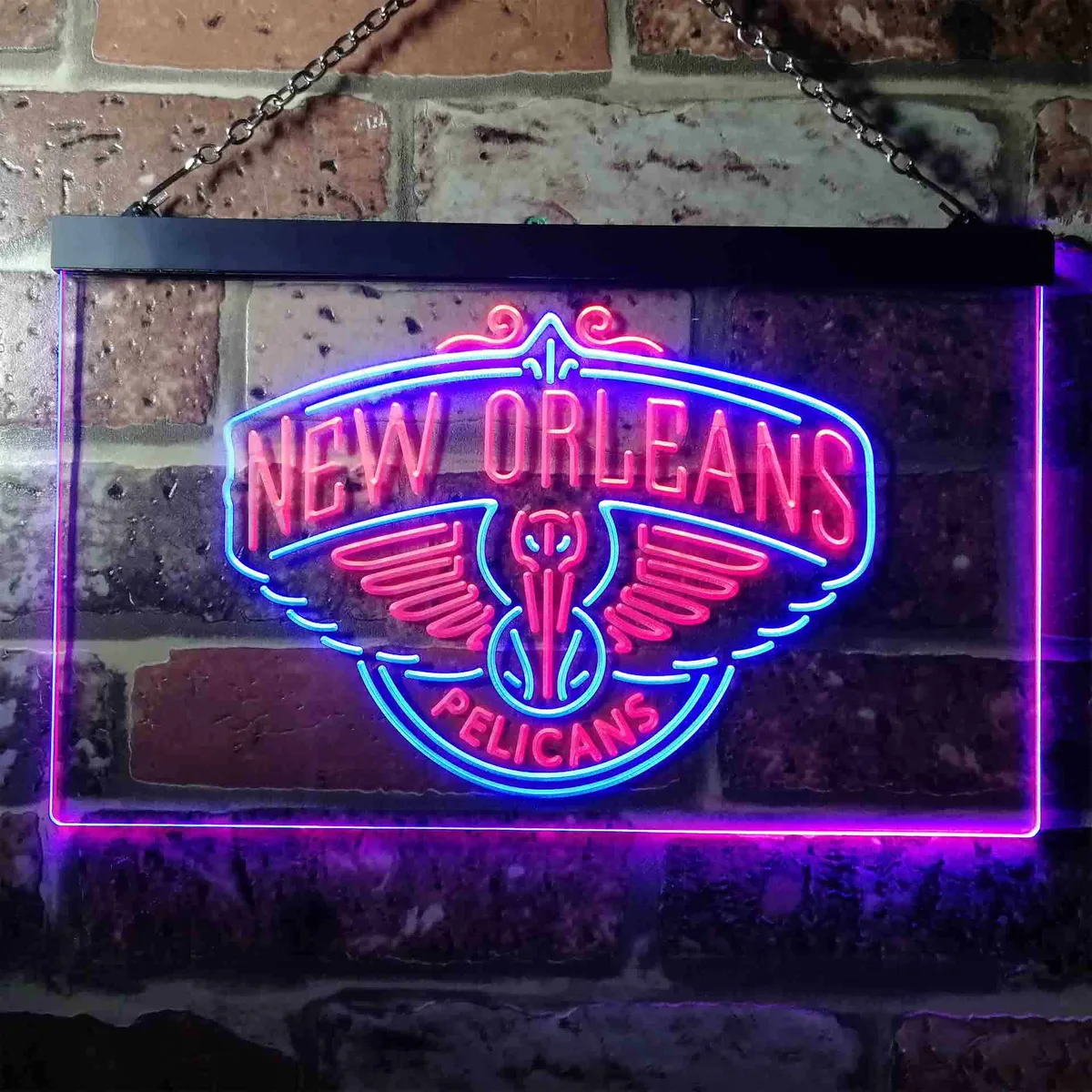 New Orleans Pelicans Logo Neon-Like LED Sign