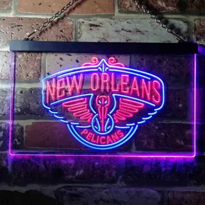New Orleans Pelicans Logo Neon-Like LED Sign