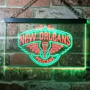 New Orleans Pelicans Logo Neon-Like LED Sign