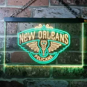 New Orleans Pelicans Logo Neon-Like LED Sign