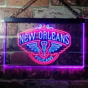 New Orleans Pelicans Logo Neon-Like LED Sign