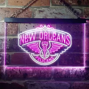 New Orleans Pelicans Logo Neon-Like LED Sign