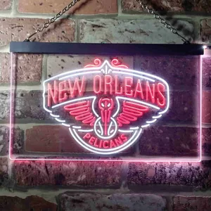New Orleans Pelicans Logo Neon-Like LED Sign