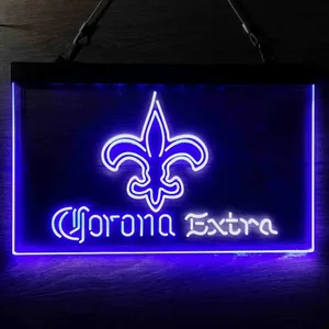 New Orleans Saints Corona Extra Neon-Like LED Sign