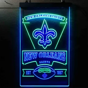 New Orleans Saints EST 1967 Neon-Like LED Sign