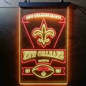 New Orleans Saints EST 1967 Neon-Like LED Sign