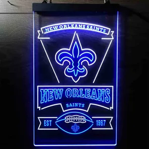 New Orleans Saints EST 1967 Neon-Like LED Sign