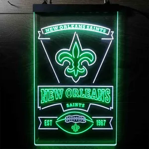 New Orleans Saints EST 1967 Neon-Like LED Sign