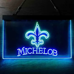 New Orleans Saints Michelob Neon-Like LED Sign