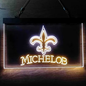 New Orleans Saints Michelob Neon-Like LED Sign