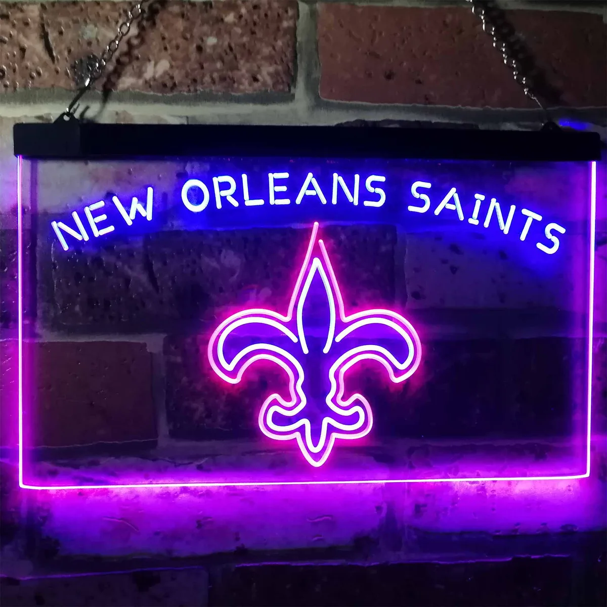 New Orleans Saints Neon-Like LED Sign