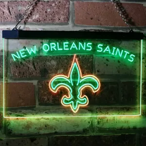 New Orleans Saints Neon-Like LED Sign
