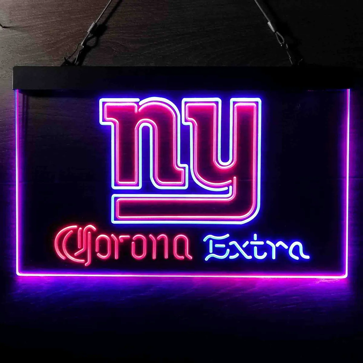New York Giants Corona Extra Neon-Like LED Sign