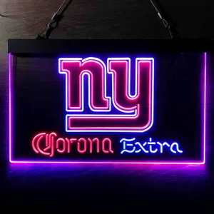 New York Giants Corona Extra Neon-Like LED Sign
