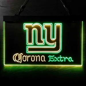 New York Giants Corona Extra Neon-Like LED Sign
