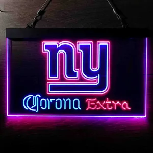 New York Giants Corona Extra Neon-Like LED Sign