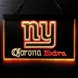 New York Giants Corona Extra Neon-Like LED Sign